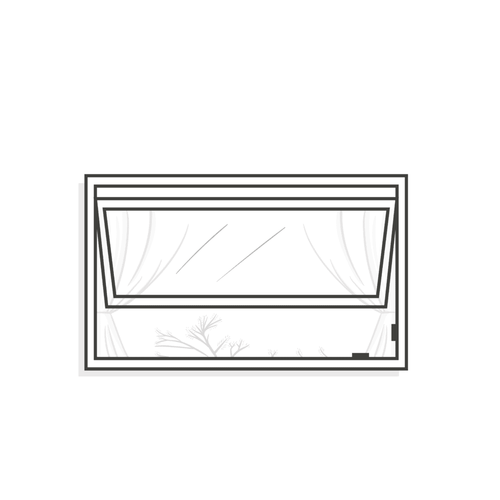 Awning replacement window style from Window Guardians