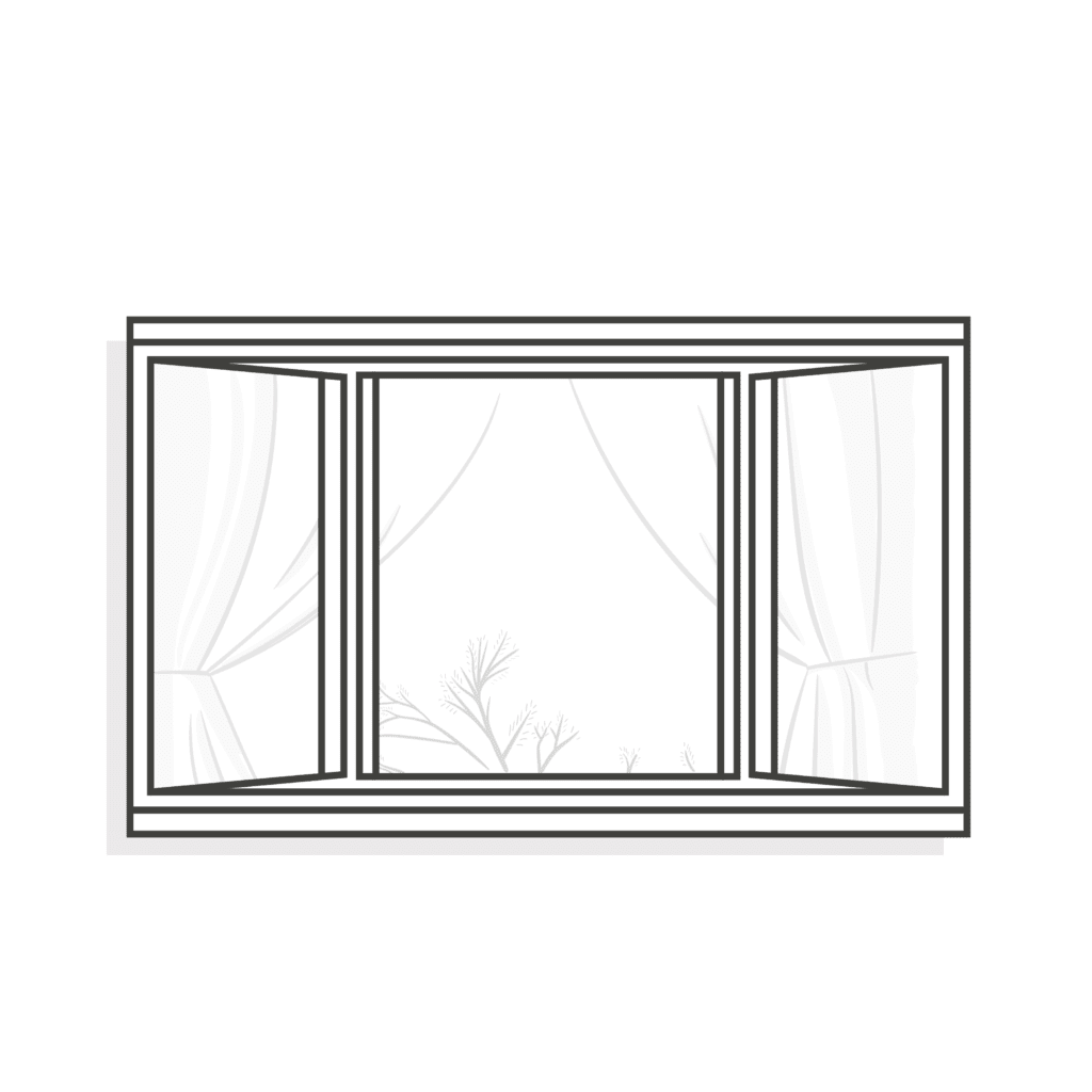 Bay replacement window style from Window Guardians