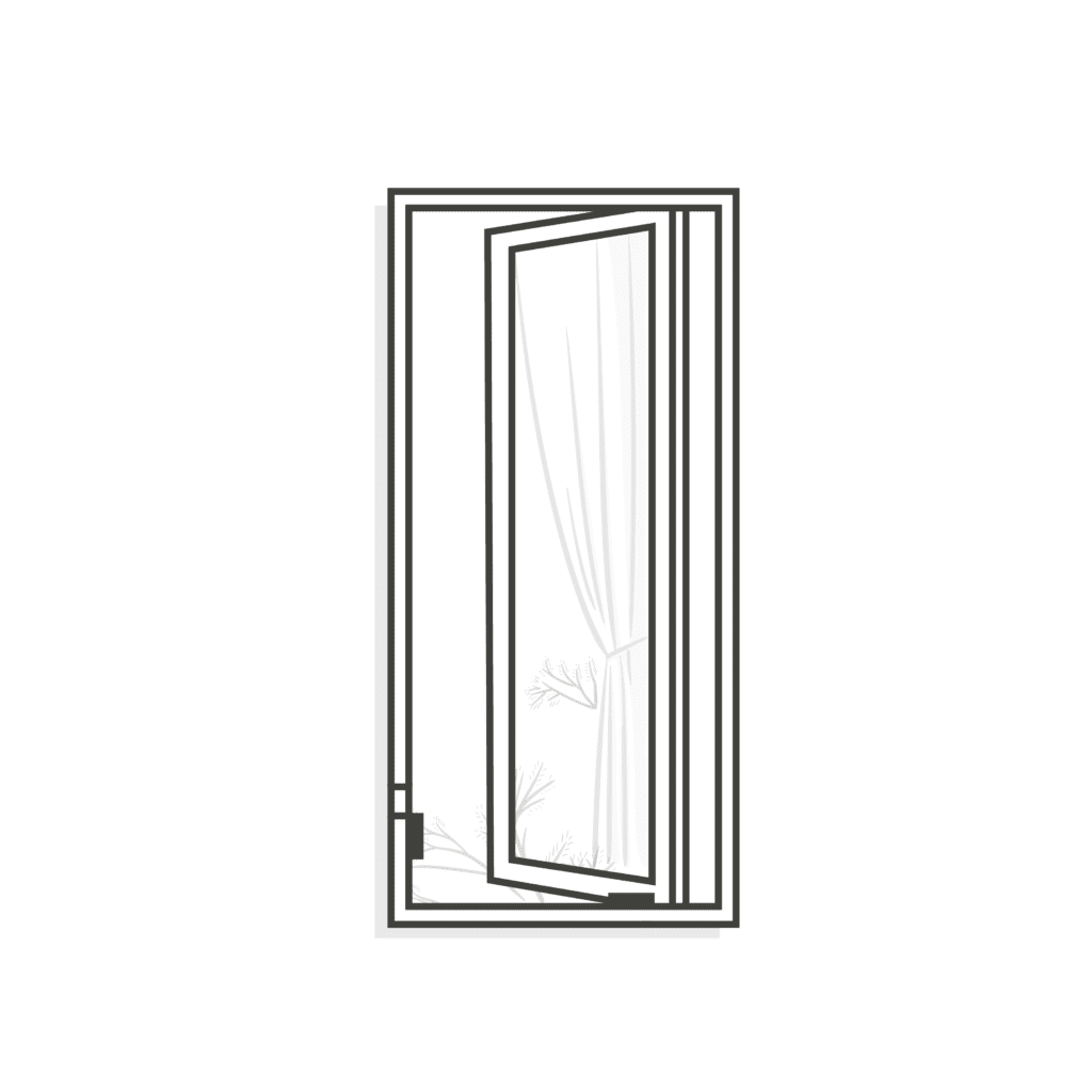 Casement replacement window style from Window Guardians
