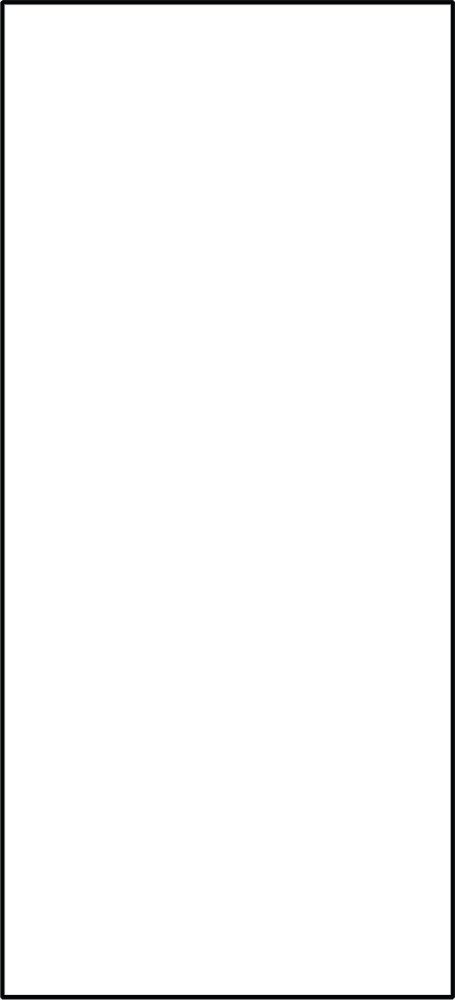 Signet fiberglass entry door style 001 panel sketch