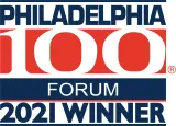 Bucks County 100 winner badge