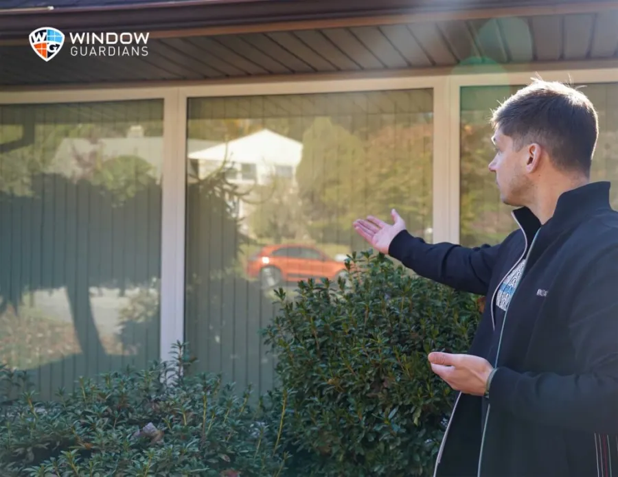 Installed replacement windows on a Bucks County area home