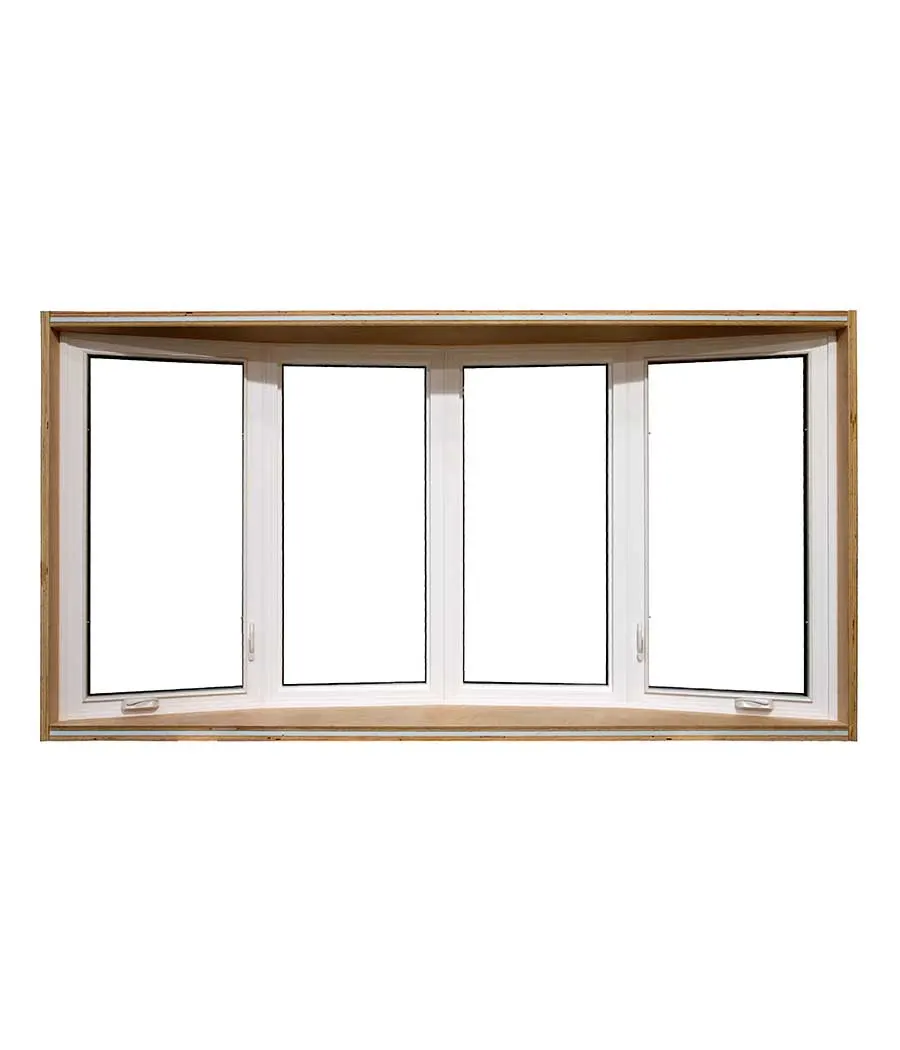 OKNA bow window with 500 Series double hung windows