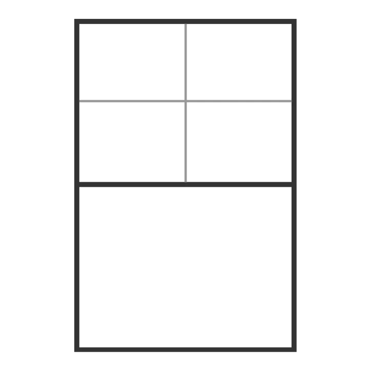 Double Hung 4 Over 1